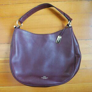 Coach leather nomad hobo bag